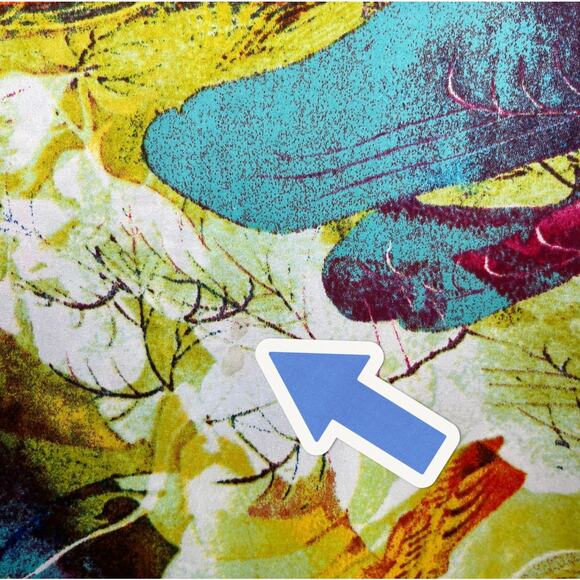 Natori Private Luxuries Blue Awai Charmeuse Kaftan Large Maxi Length‎ Oversized - Picture 16 of 16